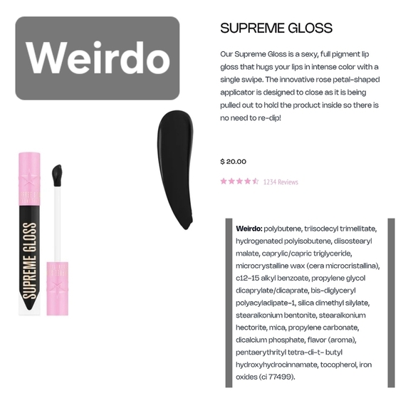 Jeffree Star Other - Jeffree Star Supreme Gloss in "Weirdo"